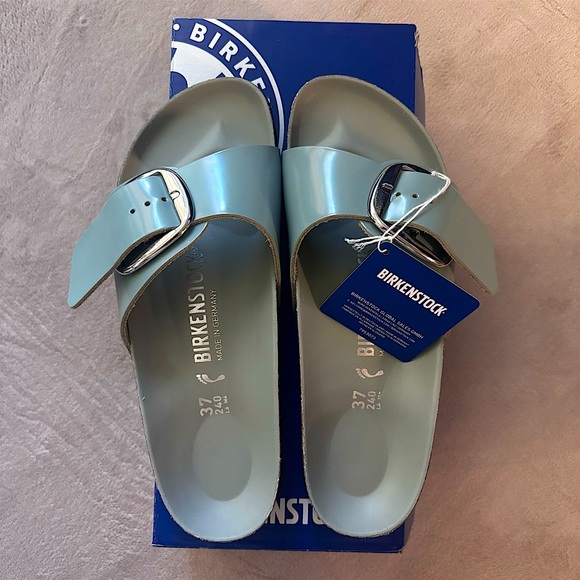 Birkenstock Shoes - Birkenstock Madrid Big Buckle High shine